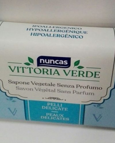 Nuncas Vittoria Verde Jabón Hipoalergénico 125gr.