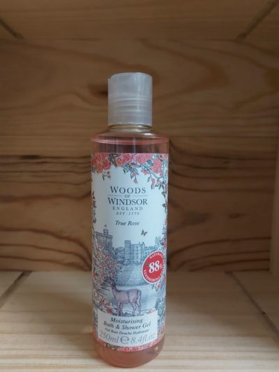 Woods of Windsor-True Rose Moisturising Bath & Shower Gel, 250ml.
