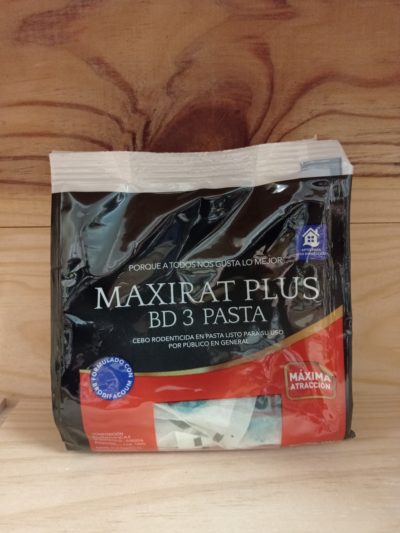 Maxirat Plus BD 3 Pasta 10 cebos de 10gr.
