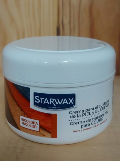 Starwax Crema de Tratamiento para Cueros Incolora 150ml.